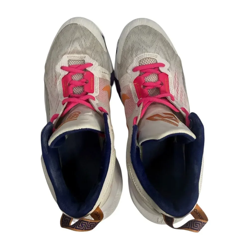 NWOT Nike Giannis Immortality Sneakers White Pink Blue Sz‎ 8.5